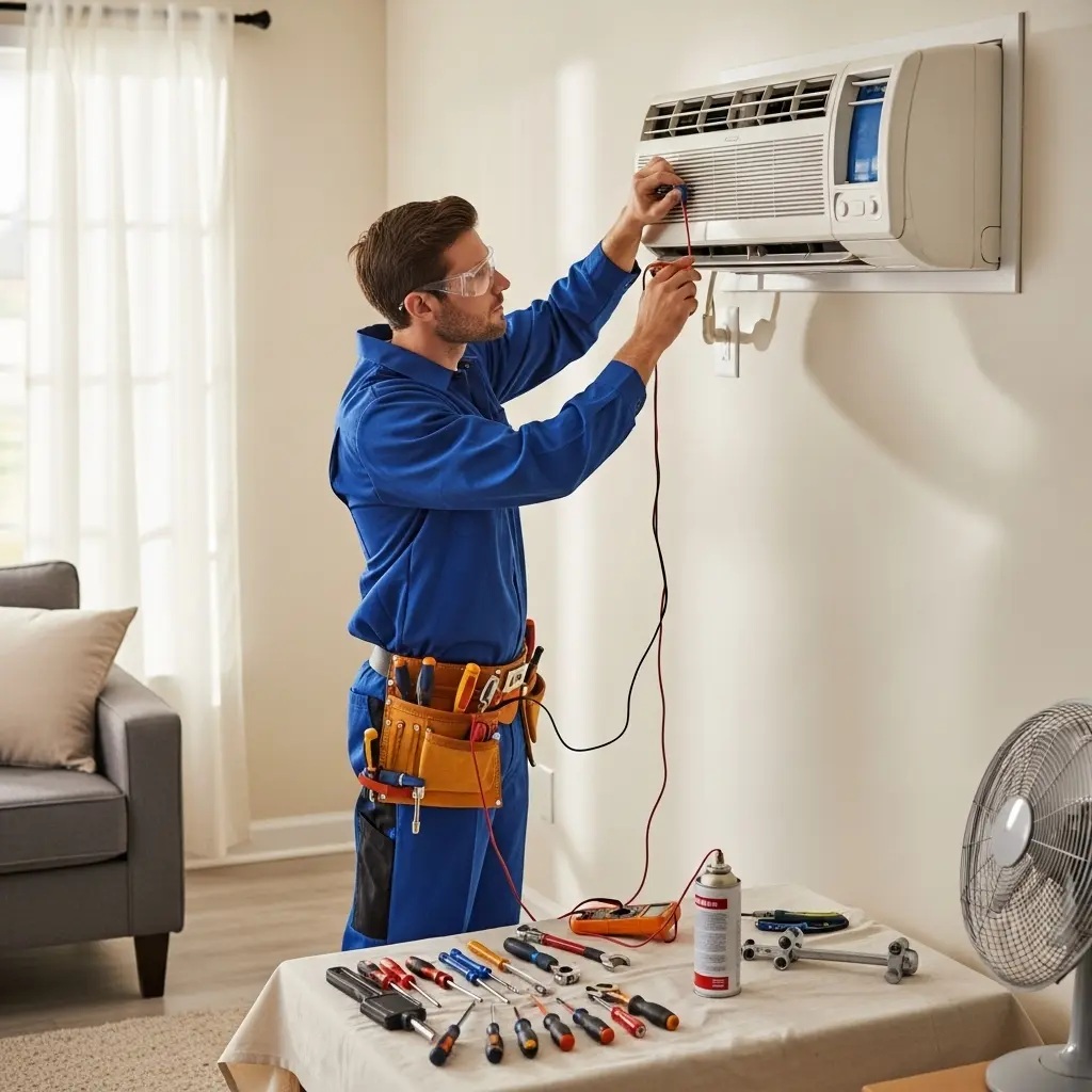 Konak Eminçelik Eminçelik klima gaz dolumu ve bakım – Enerji verimliliği artırıldı. - Teknik servis örneği